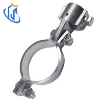 Collier de serrage sismique UTT2001Q électrogalvanisé robuste jusqu'à 200 mm en acier au carbone et fer QT450 pour système de tuyauterie d'irrigation