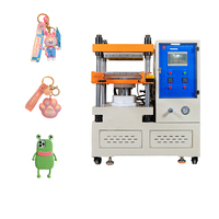 Máquina automática de formación de silicona para fabricación de llaveros de producción de fundas de teléfono móvil de silicona sólida 3D