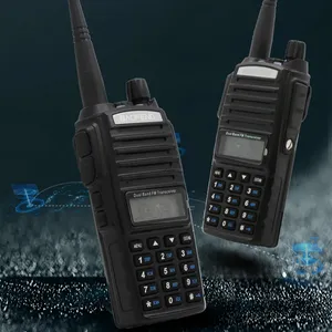 Baofeng Radio interfono campeggio all'aperto, torcia ad alta illuminazione 5w Intercomkblackan Handh128 Walkie Talkie pratico Uv 82 bidirezionale