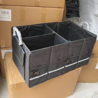 Vente directe d'usine Boîte de rangement de voiture pliable en Oxford 600D Boîte de coffre Organisateur