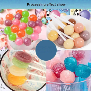 New Commercial Automatic Industrial Candy Hard Round <b>Lollypop</b> Paper <b>Stick</b> Lollipop Making Machine Engine Easy Operate Electric - Product Image 5