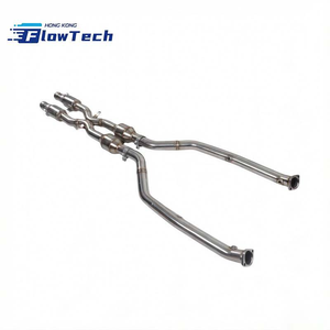 Tubo de Escape y Sección Media en X de Acero Inoxidable 304 para BMW E90 E92 E93 M3 S65 - Product Image 5