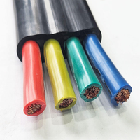 Cable Plano Multiconductor Personalizado de Fábrica YVFB YVFBG YFFB YFFBP 3x4 3x2.5 3x1.5 para Cable Plano de Viaje con Aislamiento de PVC