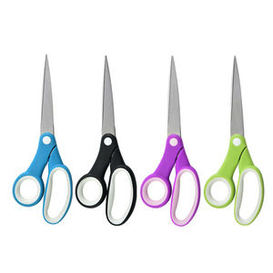 <b>Left</b> <b>Handed</b> Tailor <b>Scissors</b> Stainless Steel 8.3 Inch V Shaped Multi Functional Household Office Use Green Blue Black - Product Image 5