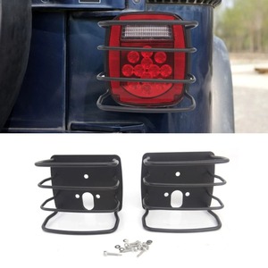 ฝาครอบไฟท้ายโลหะ สำหรับ TJ YJ CJ Wrangler 1997-2007 ชุดแต่งรถยนต์ อุปกรณ์ตกแต่งรถยนต์ - Product Image 1