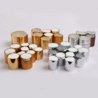 Capuchon double couche en plastique aluminium 24/410 pour bouteille, pot ou bouteille en verre