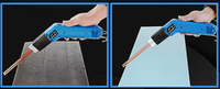 Couteau électrique chauffant portatif refroidi par air, 220V, filaire, avec réglage 16 vitesses, pour la découpe de mousse, éponge, sangle et tissu