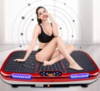 Vente d'usine : Machine d'exercice vibratoire électromagnétique verticale pour tout le corps, plaque vibrante 4D, utilisation domestique, portable