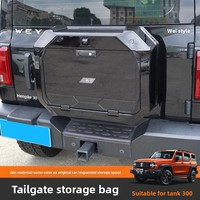 Boîte de rangement pour roue de secours TANK300 SUV 2020- : Sac à dos compact pour hayon, réduction de poids, grande capacité, modification pratique