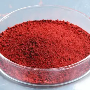 Oxyde ferrique pigment synthétique oxyde de fer rouge 130 poudre 1 tonne prix pour béton