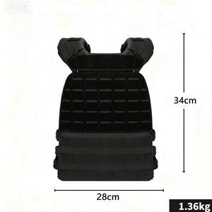 سترة تدريب قابلة للتعديل من الأكسفورد/النايلون مع أوزان وحزام كتف، قابلة للتنفس، مناسبة للياقة البدنية والجري والتمارين الرياضية، متوفرة بألوان مخصصة - Product Image 6