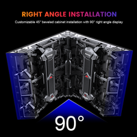 Écran LED portable d'extérieur DDW 4K P3.9 500x500mm pour événements sportifs, diffusion en direct de football, kit de panneaux de scène pour streaming