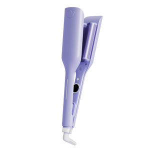 Fer à friser U2 Purple Curling Iron 1.5 pouces avec écran LCD ionique, pour des ondulations profondes en U, pour cheveux courts, usage domestique - Product Image 2