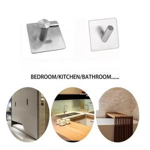 Ganchos Autoadhesivos de Acero Inoxidable 304 para Pared, Resistentes al Agua - Product Image 6