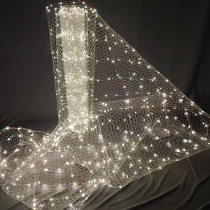 Guirlande lumineuse en forme d'étoile décorative pour <span class=keywords><strong>plafond</strong></span>, intérieur/extérieur, <span class=keywords><strong>mariage</strong></span>, Noël, romantique - Product Image 3