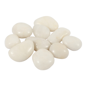 Chất lượng cao vật liệu đá tự nhiên và màu trắng cao đánh bóng sỏi - Product Image 1