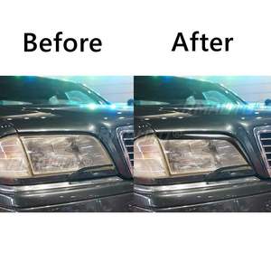 1 paire de couvre-phares en fibre de carbone pour Mercedes-Benz W202 Classe C C180 C220 C240 C280 C36 1994-2000 - Product Image 5