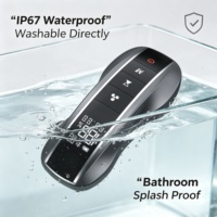 Télécommande sans fil pour bidet WC à affichage numérique en plastique étanche IP67, batterie rechargeable, portée 10m, personnalisable