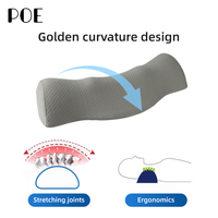 Almohada Cervical Profesional de Espuma Viscoelástica con Tracción, Diseño Ergonómico Moderno con Logotipo Personalizado, para un Sueño Saludable, 100% Leche