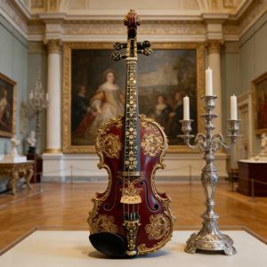 ไวโอลิน <span class=keywords><strong>4</strong></span>/<span class=keywords><strong>4</strong></span> คุณภาพสูงจากโรงงานโดยตรง พร้อ<span class=keywords><strong>ม</strong></span>ขาตั้งไวโอลิน สำหรับการฝึกดนตรีและการสอบ - Product Image 2