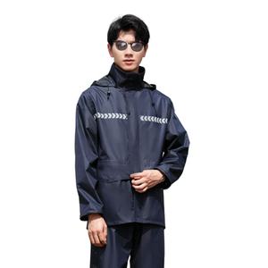 Pantalon de pluie imperméable fendu épaississement résistant à l'usure costume imperméable à la pluie - Product Image 2