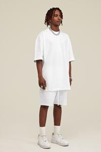 T-shirt surdimensionné en coton tricoté 100 % personnalisé avec broderie chenille 3D, col rond, manches courtes pour hommes – Vente en gros - Product Image 5