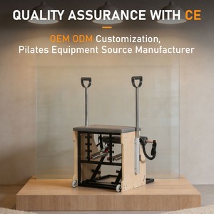 Kits de Pilates certifiés CE, Reformers, Chaise Wunda, Structure en bois, Équipement de mise en forme corporelle, Chaise de Pilates, <span class=keywords><strong>Yoga</strong></span>, Vente directe usine - Product Image 3