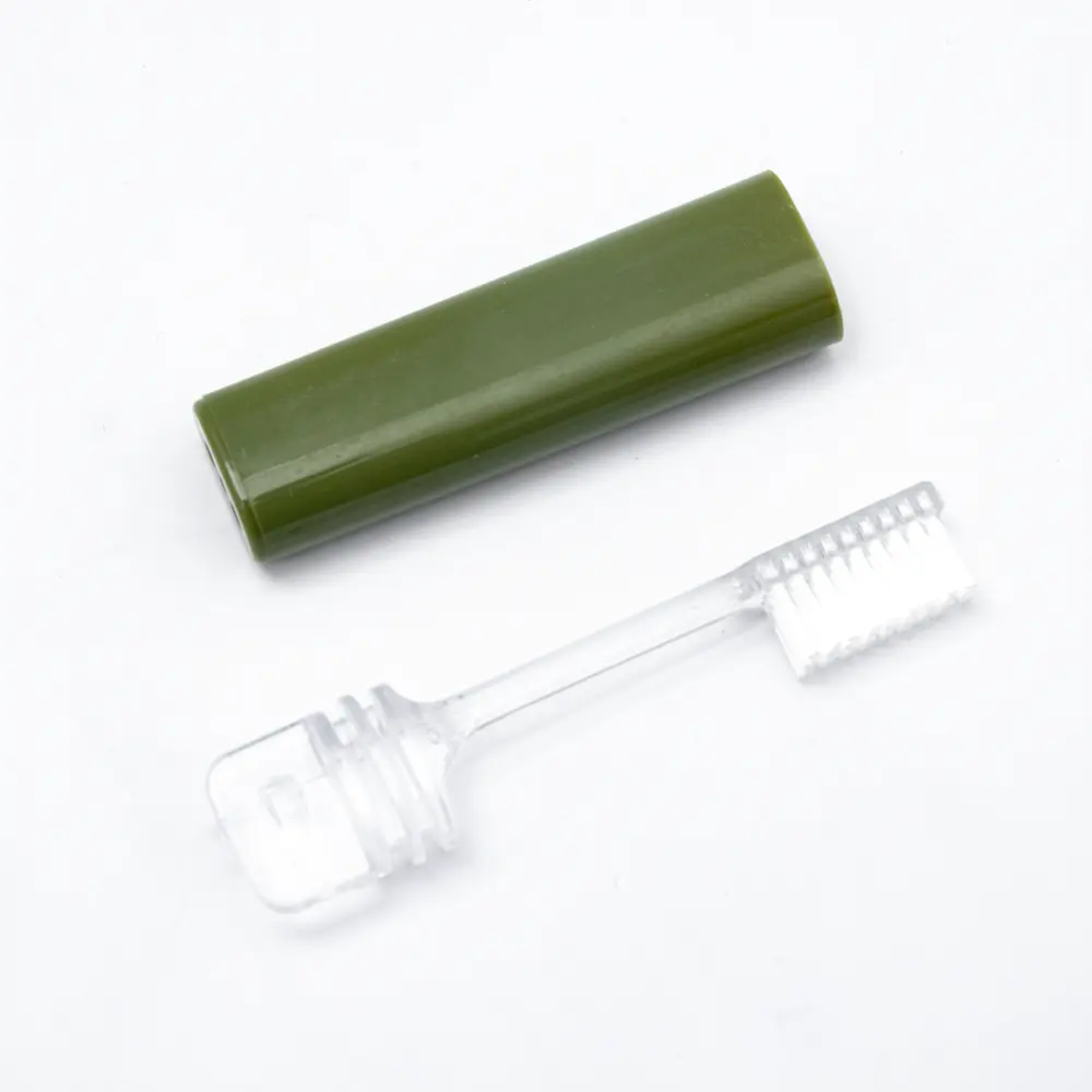 Profissional fabricante personalizado dobrável plástico viagem toothbrush