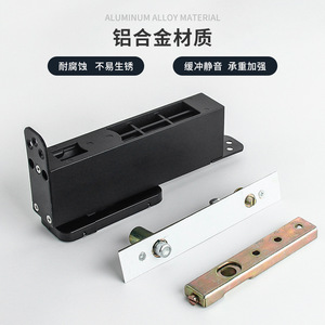 Floor <b>spring</b> non-slot frameless glass <b>door</b> floor <b>spring</b> <b>door</b> clip non-slot concealed hinge - Product Image 6