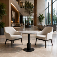 Base de table ronde en métal Lifepursue pour table à manger, table de café, mobilier de restaurant