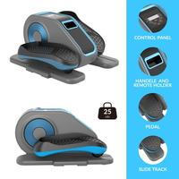 Mini vélo d'exercice sous le bureau, machine à stepper en acier ABS, pédales antidérapantes, salle de sport à domicile, fitness, perte de poids, musculation
