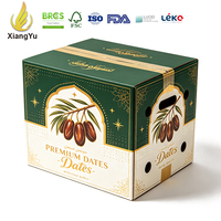 Xiangyu golfkartonnen doos voor dadelproducten, op maat gemaakte verpakking voor kwekers, exporteurs, importeurs en distributie van verse producten.