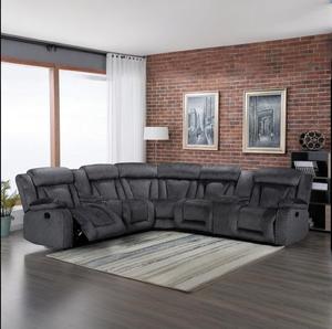 كرسي زاوية أنيق ، أريكة أثاث من الجلد ، صالة مسرح منزلي - Product Image 6