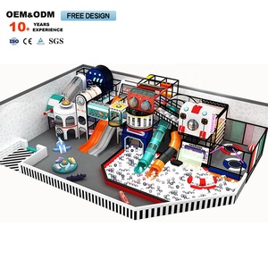 Parque de Atracciones Interior con Forma de Castillo Colorido, Equipo de Juego Suave para Niños, Trampolín de Desafío - Product Image 3