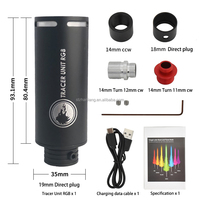 Zlangsports Nylon 7 couleurs arc-en-ciel, lumière de traçage, allumeur, unité de traçage CCW 14 mm pour arme à feu
