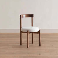 Ensemble de meubles modernes artisanaux de haute qualité, revêtement en tissu, chaise de salle à manger de luxe