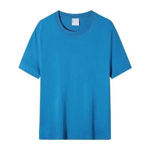 เสื้อยืดสกรีนลายแบบกำหนดเอง ผ้าหนา 180gsm ผ้าฝ้าย 100% เสื้อยืดพิมพ์ลายเรียบ หนานุ่ม สำหรับผู้ชาย ไซส์ใหญ่ คุณภาพสูง - Product Image 5