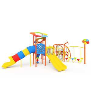 Aire de jeux extérieure pour enfants, jeux de jungle, toboggan <span class=keywords><strong>d</strong></span>'escalade, aire de jeux personnalisée de luxe - Product Image 5