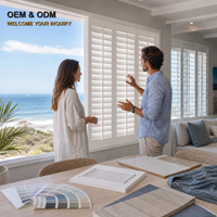 Fabricant de volets de fenêtre sur mesure OEM ODM, vente en gros d'usine pour les particuliers, l'hôtellerie et les acheteurs de projets