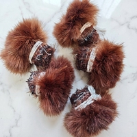 Plumes de Dinde Marabou enfilées de 3-4 pouces pour la pêche, couleurs multiples, vente en gros
