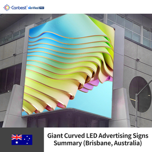 Canbest Apro P5 5.7 mét 3840 + 2880 x5440mm 12.6 + 9.45 x17.85ft ngoài trời cong góc quảng cáo biển quảng cáo LED hiển thị trong Úc - Product Image 3