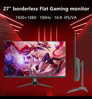 Vente en gros 27 pouces 100Hz 1MS 1K FHD IPS Moniteur de jeu avec certification CE/FCC et lumière respiratoire pour les joueurs PC