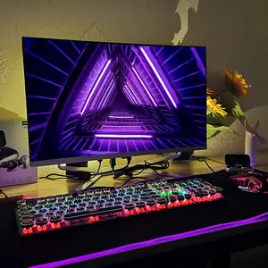 OEM Monitor Melengkung AIO PC 144Hz Komputer Gaming 1K I5 I7 I9 Semua Dalam Satu Komputer Desktop PC Gamer