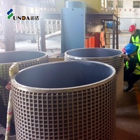 Cesta de presión de alta precisión Yunda SS304 para sistema de preparación de pulpa de papel