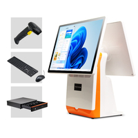 Système de point de vente tout-en-un Jinshijie S100 pour magasin de détail, machine de point de vente Android/Windows, imprimante, 8 Go de RAM, 128 Go de SSD, Bluetooth 5.2, 1 an