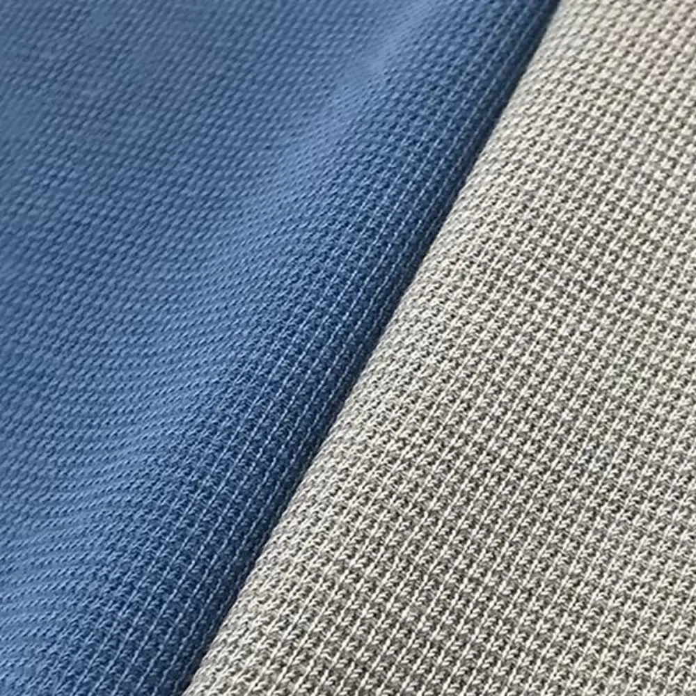 Factory Price Polyester Waffle Muslin Cvc Polyester Cotton Waffle Fabric Fabrics for Sports Wear