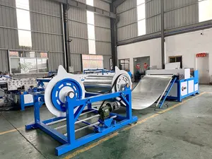 Auto Square Duct Production Line 3 Ventilating Rectangular Pipe Making Machine