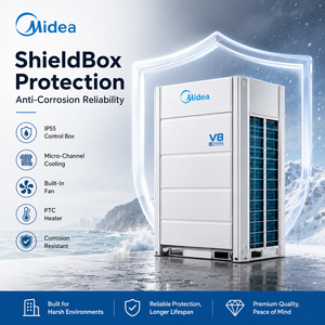 ระบบปรับอากาศแบบ VRF รุ่น Champion Midea V8 Series ขนาด 73 กิโลวัตต์ ใช้สารทำความเย็น R410A แบบ Full DC Inverter สำหรับอาคารสำนักงานใหญ่ขององค์กร - Product Image 6
