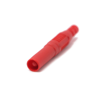 Connecteur de fiche banane haute tension de 4mm, connecteur de fiche banane droite