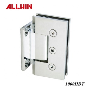Brass H Back Plate Shower Glass <b>Door</b> <b>Hinge</b> - Product Image 3